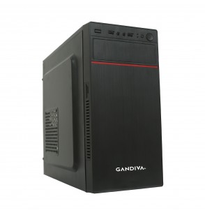 Gandiva Assembled Desktop Computer (Core 2 Duo Processor / 4GB RAM DDR2 RAM / 500GB SATA Hard Disk Drive/Without DVD Writer) with PreInstalled Windows Trail Operating System
