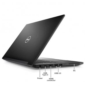 (Refurbished) Dell Latitude Laptop 7480 Intel Core i5 - 6300u 6th Gen processor , 8 GB Ram & 256 GB SSD Card, 14.1 Inches Screen(Ultra Slim & Feather Light 1.48KG) Notebook Computer
