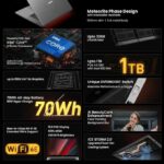 (Refurbished) Infinix Zero Book Series  ZL12 Business Laptop (Intel Core i7 12th Gen Processor | 16 GB RAM | 512 GB SSD | Windows 11 Home | Grey with Meteorite Phase Design | 1.80 Kg | MS Office) 15.6 inch Display - Image 2