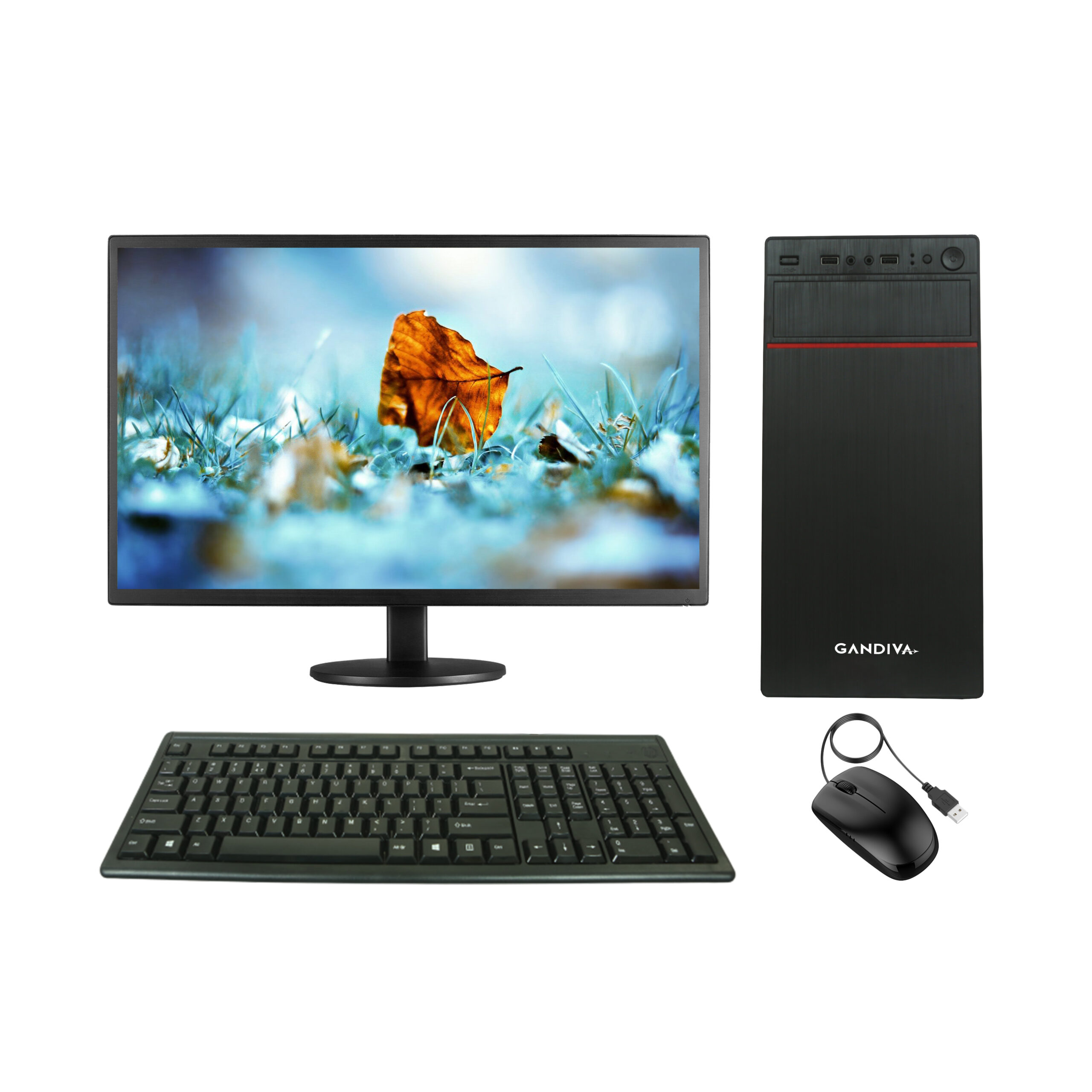 i33.jpg Gandiva C2D 20 inch All in One Desktop (Core 2 Duo Processor | G31 Motherboard | 4GB DDR2 RAM | 320GB HDD | DVD RW | 20" Monitor | Windows 7 Trial Version) - Image 1
