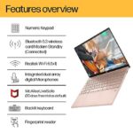 (Refurbished) HP Pavilion Aero WUXGA IPS Micro-Edge Laptop (AMD Ryzen 7 7735U Gen Processor | 16GB RAM | 1TB SSD | AMD Radeon Graphics | Windows 11 | MSO | Backlit Keyboard | B&O | FPR | Alexa | Rose Gold | 970 Grams) 3.3 inch(33.8cm) Display - Image 2